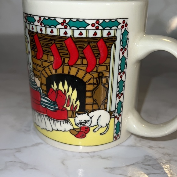 Awesome Day After Christmas Santa Snoozing in Recliner, Dec 26th, Cat & Mouse - Picture 8 of 12